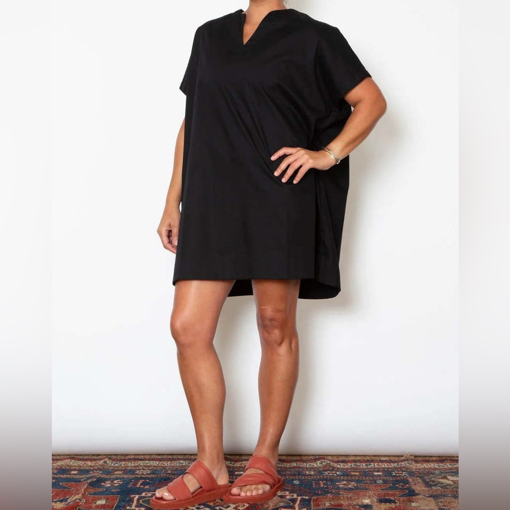 SBJ Austin Black Poplin Mary‎ Dress One Size